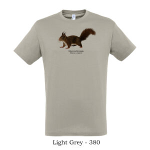 t-shirt μπλουζάκι με Κόκκινο Σκίουρο Sciurus vulgaris θηλαστικά της Ελλάδας