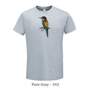 tshirt μπλουζάκι με Μελισσοφάγο Merops apiaster πτηνά της Ελλάδας