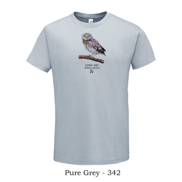 t shirt μπλουζάκι με Κουκουβάγια Athene noctua Little owl πτηνά της Ελλάδας