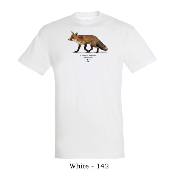 Κόκκινη Αλεπού Vulpes vulpes Μπλουζάκι tshirt t shirt πτηνά πουλιά θηλαστικά έντομα πανίδα ζώα της Ελλάδας