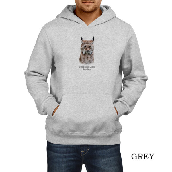 Φούτερ hoodie - Λύγκας, Lynx lynx – Σε δύο χρώματα