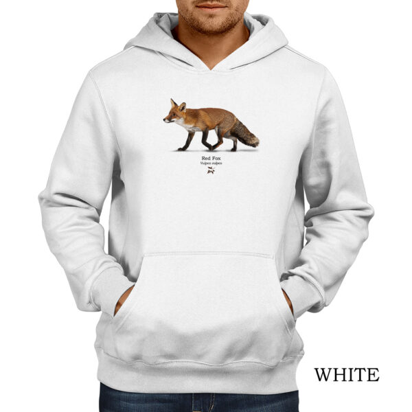 Φούτερ hoodie με Κόκκινη Αλεπού, Vulpes vulpes – Σε δύο χρώματα - Image 2