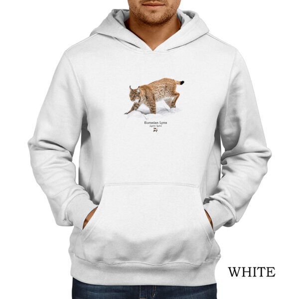 Φούτερ hoodie - Λύγκας, Lynx lynx #3 – Σε δύο χρώματα - Image 2