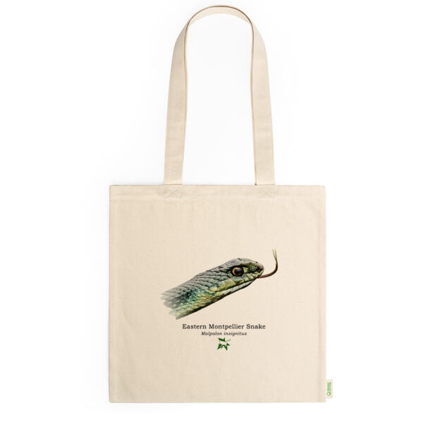Πάνινη τσάντα με Σαπίτη Φίδι φίδια Πανίδα της Ελλάδας