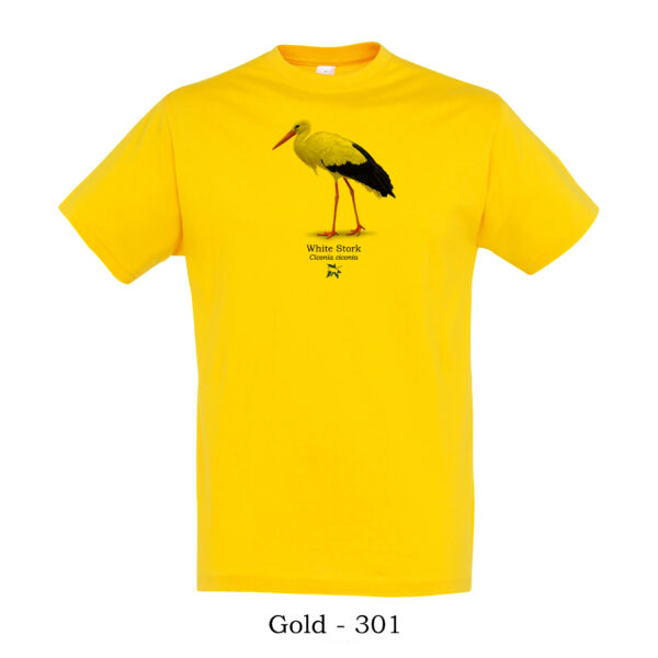 T-shirt με Λευκοπελαργό, Ciconia ciconia #1 - Διάφορα χρώματα - Image 2