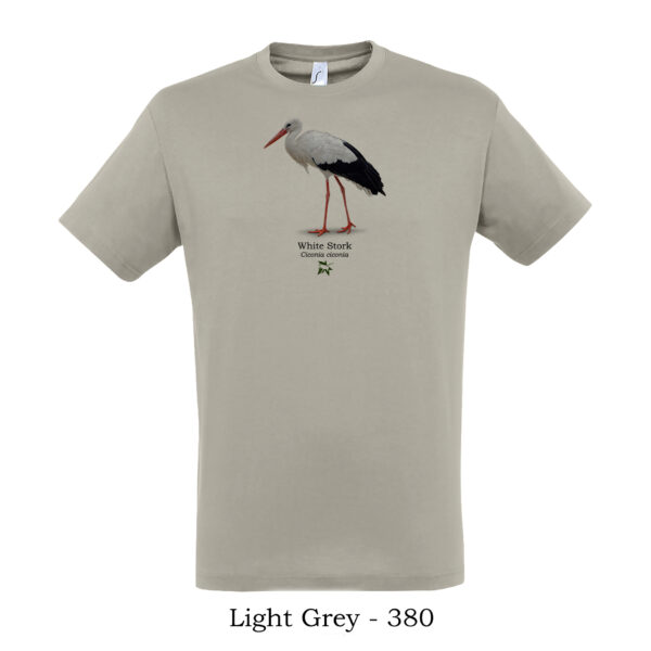 T-shirt με Λευκοπελαργό, Ciconia ciconia #1 - Διάφορα χρώματα - Image 3