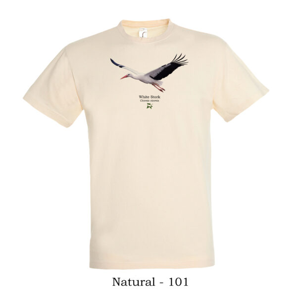 T-shirt με Λευκοπελαργό, Ciconia ciconia #2 - Διάφορα χρώματα - Image 13