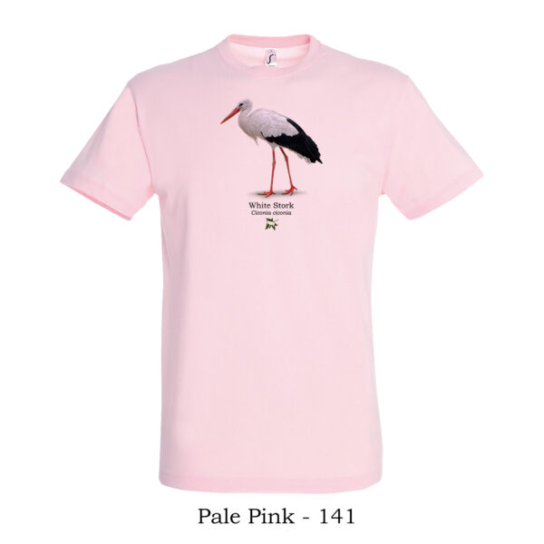 T-shirt με Λευκοπελαργό, Ciconia ciconia #1 - Διάφορα χρώματα - Image 5