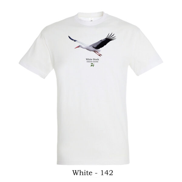 T-shirt με Λευκοπελαργό, Ciconia ciconia #2 - Διάφορα χρώματα - Image 16