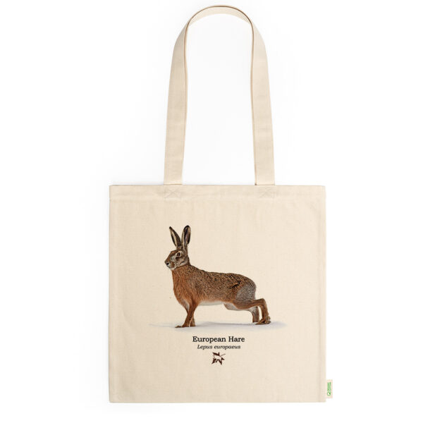 Πάνινη τσάντα με Ευρωπαϊκό Λαγό, Lepus europaeus - Image 2