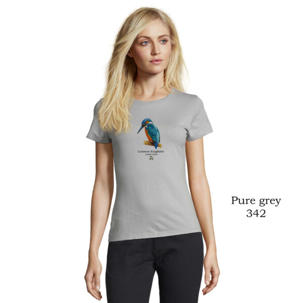 T-shirt γυναικείο με Αλκυόνη Alcedo atthis- Διάφορα χρώματα