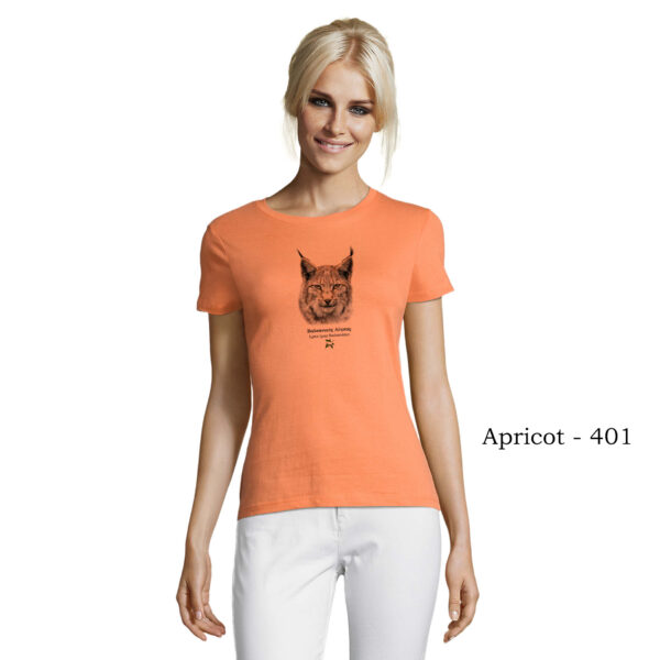 T-shirt γυναικείο - Βαλκανικός Λύγκας Lynx lynx balcanicus - Διάφορα χρώματα - Image 12
