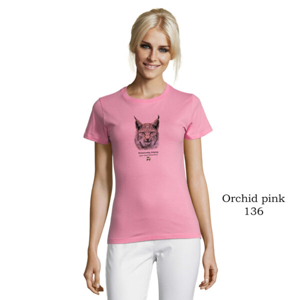 T-shirt γυναικείο - Βαλκανικός Λύγκας Lynx lynx balcanicus - Διάφορα χρώματα - Image 16