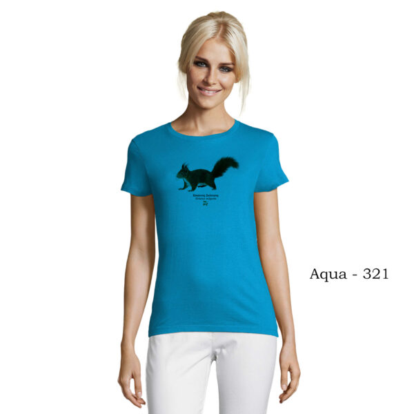T-shirt γυναικείο - Κόκκινος Σκίουρος, Sciurus vulgaris - Διάφορα χρώματα - Image 6