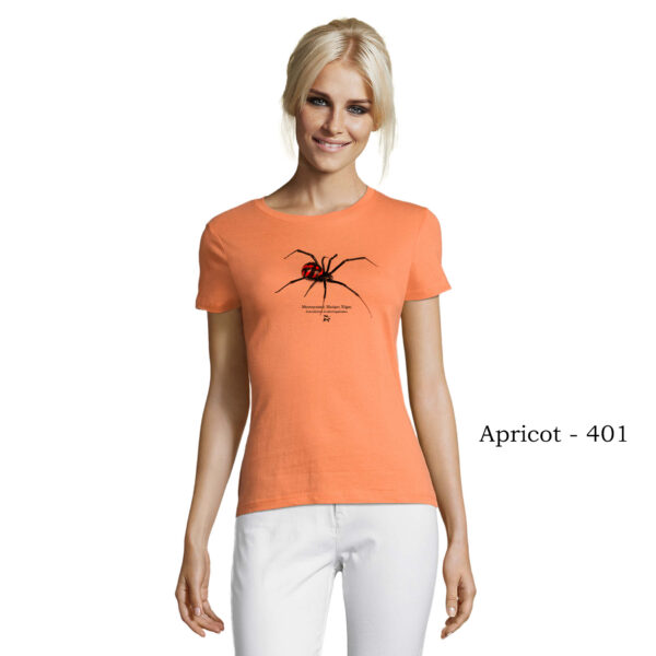 T-shirt γυναικείο - Μεσογειακή Μαύρη Χήρα - Διάφορα χρώματα - Image 8