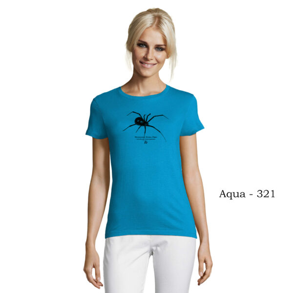 T-shirt γυναικείο - Μεσογειακή Μαύρη Χήρα - Διάφορα χρώματα - Image 7