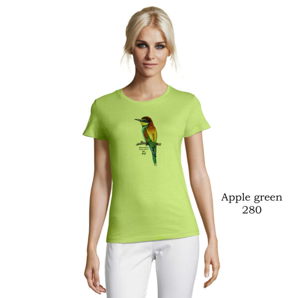 T-shirt γυναικείο - Μελισσοφάγος Merops apiaster- Διάφορα χρώματα