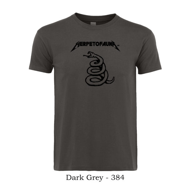 T-shirt με λογότυπο herpetofauna.gr σε στυλ Metallica Black Album - Image 14