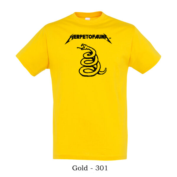 T-shirt με λογότυπο herpetofauna.gr σε στυλ Metallica Black Album - Image 11