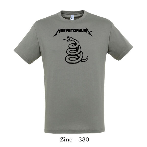 T-shirt με λογότυπο herpetofauna.gr σε στυλ Metallica Black Album