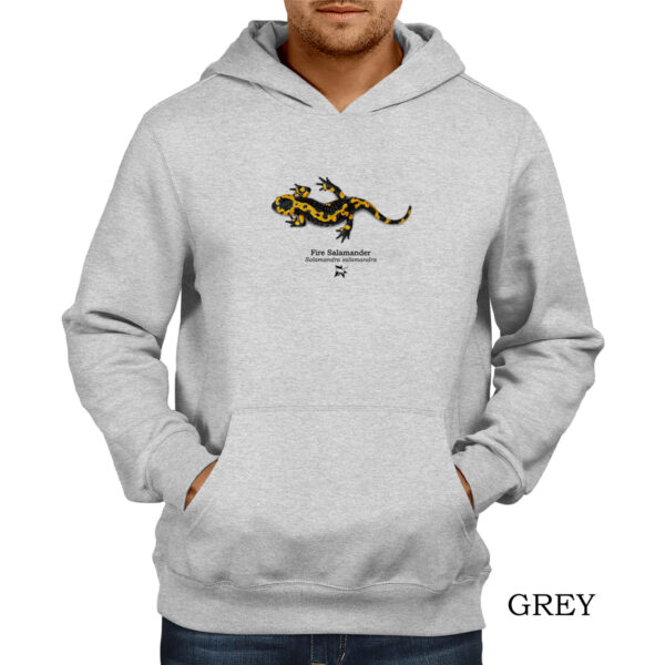 Φούτερ hoodie με Σαλαμάνδρα, Salamandra salamandra - Σε δύο χρώματα - Image 2