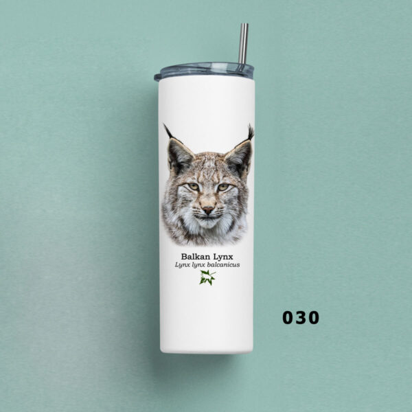Ποτήρι Θερμός 570ml με μεταλλικό καλαμάκι - ΘΗΛΑΣΤΙΚΑ (διάφορα σχέδια) - Image 3