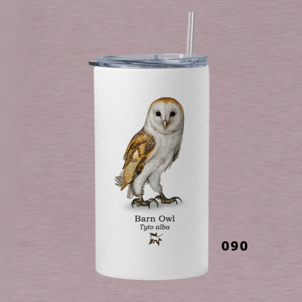 Ποτήρι thermos 360 ml με καλαμάκι - ΠΤΗΝΑ (διάφορα σχέδια) - Image 11