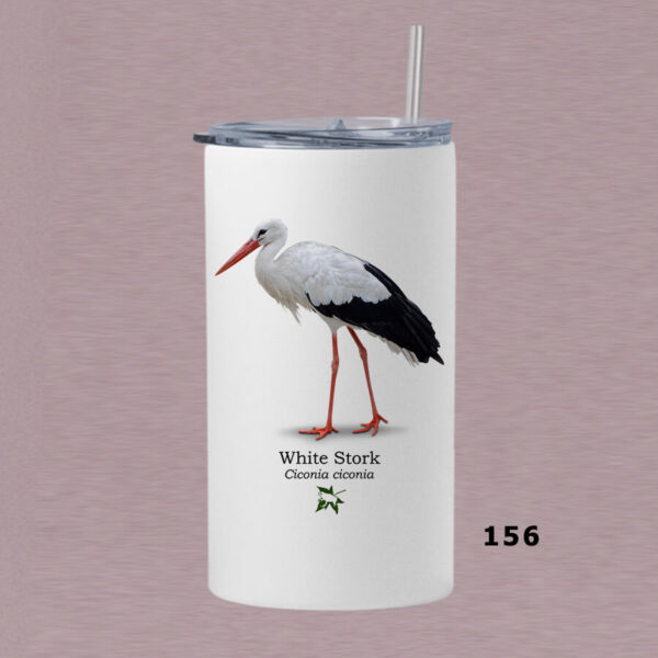 Ποτήρι thermos 360 ml με καλαμάκι - ΠΤΗΝΑ (διάφορα σχέδια) - Image 23
