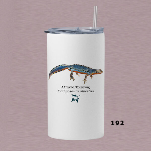 Ποτήρι thermos 360 ml με καλαμάκι - ΑΜΦΙΒΙΑ (διάφορα σχέδια) - Image 2