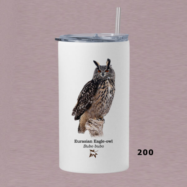 Ποτήρι thermos 360 ml με καλαμάκι - ΠΤΗΝΑ (διάφορα σχέδια) - Image 21