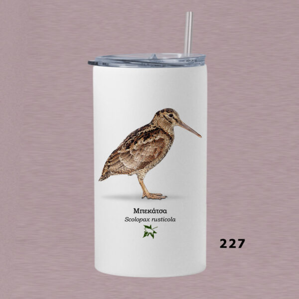 Ποτήρι thermos 360 ml με καλαμάκι - ΠΤΗΝΑ (διάφορα σχέδια) - Image 26