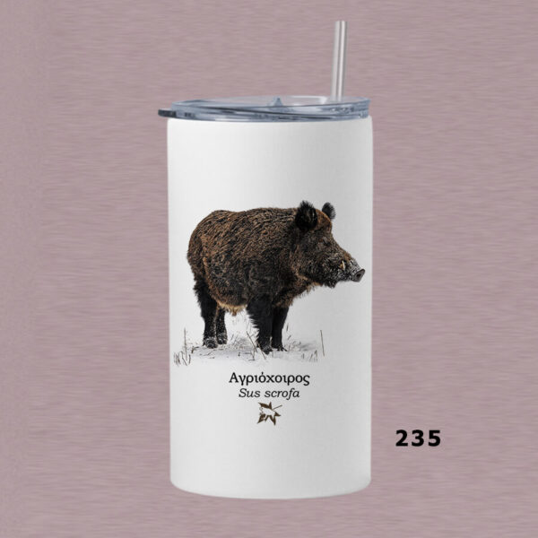 Ποτήρι thermos 360 ml με καλαμάκι - ΘΗΛΑΣΤΙΚΑ (διάφορα σχέδια) - Image 18