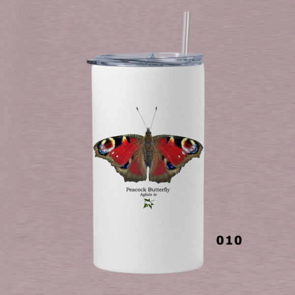 Ποτήρι thermos 360 ml με καλαμάκι - ΠΕΤΑΛΟΥΔΕΣ (διάφορα σχέδια) - Image 5