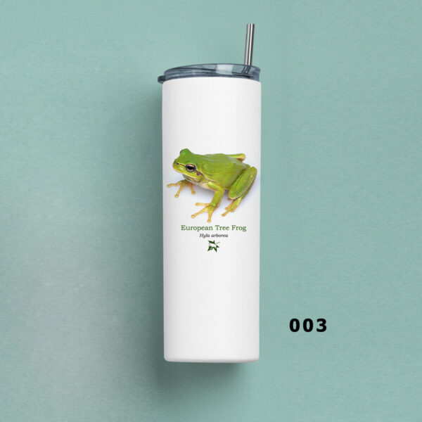 Ποτήρι Θερμός 570ml με μεταλλικό καλαμάκι - ΑΜΦΙΒΙΑ (διάφορα σχέδια) - Image 6