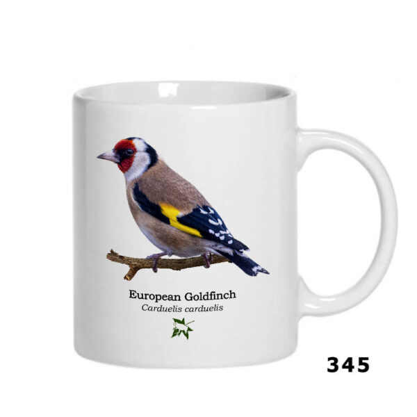European goldfinch Carduelis carduelis mug cup