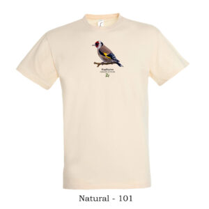 Καρδερίνα European goldfinch Carduelis carduelis t shirt NATURAL 101